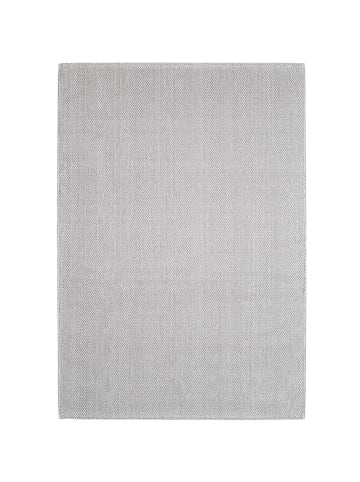 KADIMA DESIGN Teppich Flachgewebe Waschbar Einfarbig CIMA Strapazierfähig OEKO-TEX in Silber