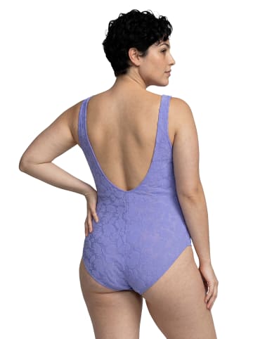 Ulla Popken Badeanzug in iris
