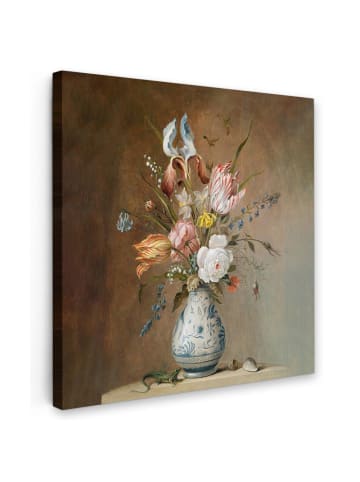 MuchoWow Leinwand bilder Blumenvase (BxH)