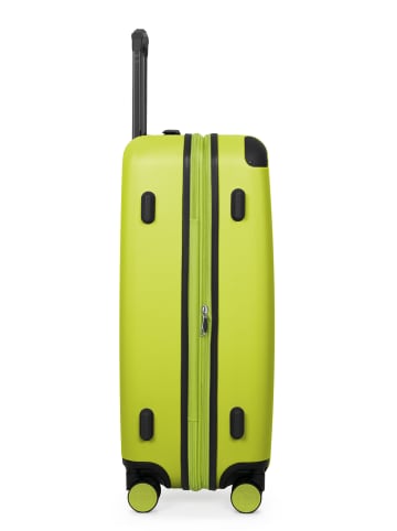 Hauptstadtkoffer Spree - Mittelgroßer Koffer Hartschale Trolley 65 cm, TSA, 74 L in Farn