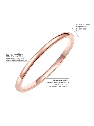 Glanzstücke München Ring Sterling Silber in roségold