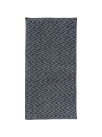 REDBEST Frottier, Jacquard Duschtuch 2er-Pack Palmdale in anthrazit
