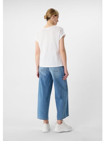 comma T-Shirt in 0100_weiß