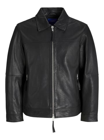 Jack & Jones Lederjacke in Black