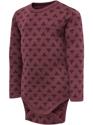 Hummel Druckknopf Strampler Hmlbambo Mädchen in ROAN ROUGE