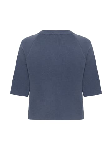 MOSS COPENHAGEN Aubree East 2 4 Cardigan in Vintage Indigo