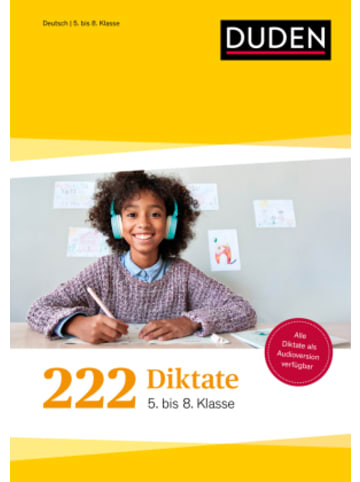 DUDEN-Verlag Buch - 222 Diktate - 5. bis 8. Klasse