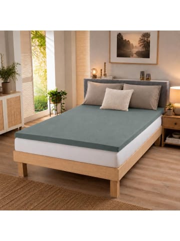 BettwarenShop Spannbettlaken Ultra-Stretch in anthrazit