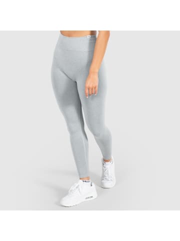 SMILODOX Leggings Amaze Scrunch Pro in Grau Melange