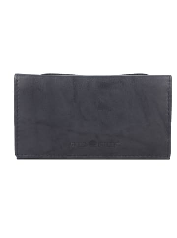 Greenburry Basic Geldbörse RFID Leder 14 cm nightblue