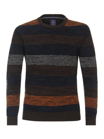 Redmond Rundhals-Pullover in braun