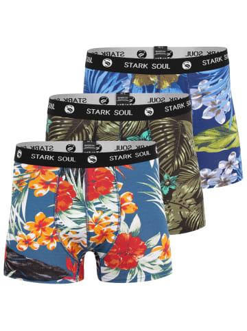 Stark Soul® Boxershorts 3er Pack ALOHA Hawaiien in bunt