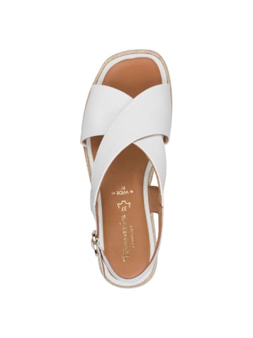 Tamaris WIDE FIT Sandalette in WHITE