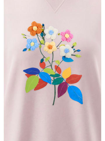 IZIA Women Sweatshirt in Light Rose
