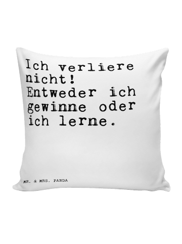 Mr. & Mrs. Panda Dekokissen Ich verliere nicht! Entweder... mit ... in Weiß