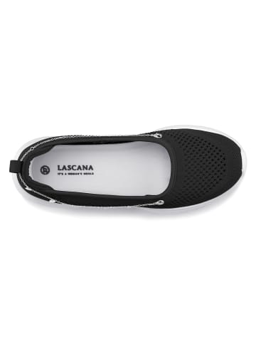 LASCANA Sneaker in schwarz