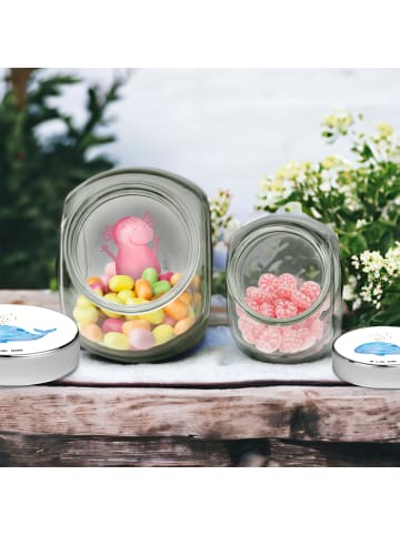 Mr. & Mrs. Panda Bonbonglas Wal Konfetti ohne Spruch in Weiß