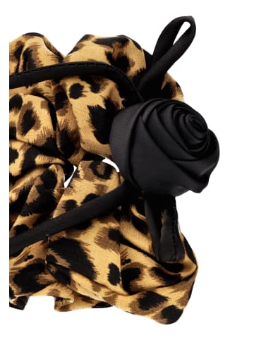faina Women Hair Tie in Camel Leo