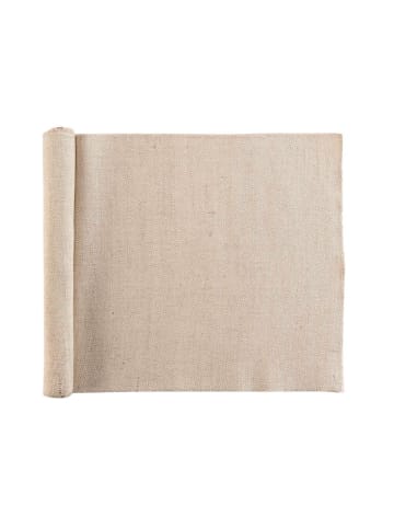 Douceur d’Intérieur Tischläufer DANITY aus Jute und Polyester in Beige, (B) 35 x (L) 140 cm
