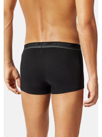 UNCOVER BY SCHIESSER Retro Short / Pant Basic in Schwarz / blau