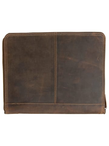 Greenburry Schreibmappe Vintage Manager in Sattelbraun