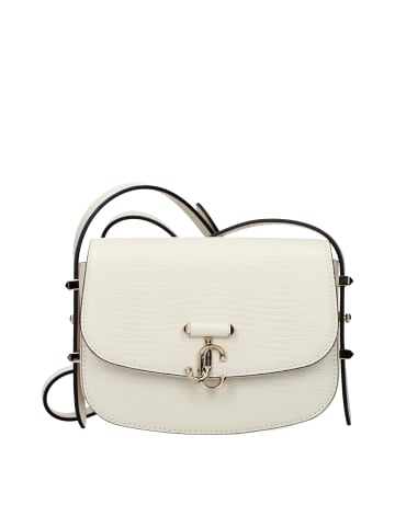 Jimmy Choo Weiß Leder Schulter Tasche