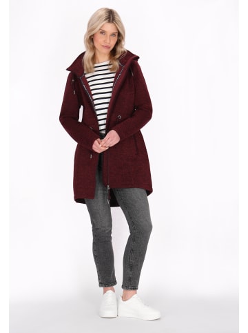 Schmuddelwedda Jacket in burgundy melange