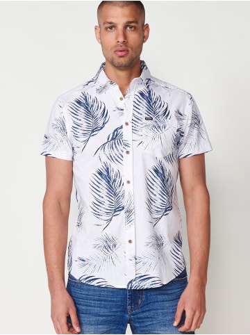 KOROSHI KurzÃ¤rmliges hemd. in weiß