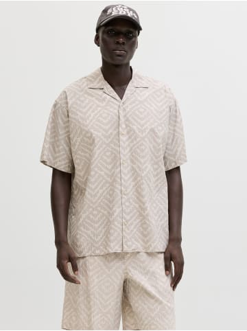 Jack & Jones Hemd JJMilo in beige sand - 0001