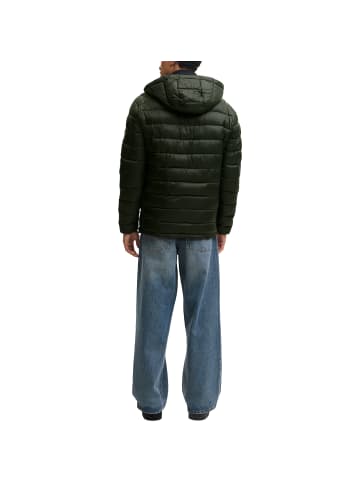Jack and Jones JJEKINGSLEY Light Puffer Hood NOOS in Dunkelgrün