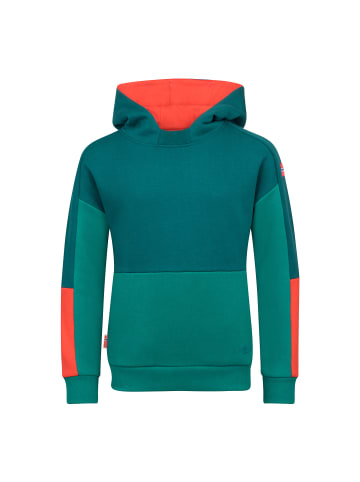 Trollkids Hoodie Rondane in midnight petrol