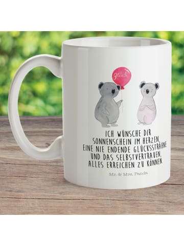 Mr. & Mrs. Panda Pott Koala Luftballon mit Spruch in Weiß