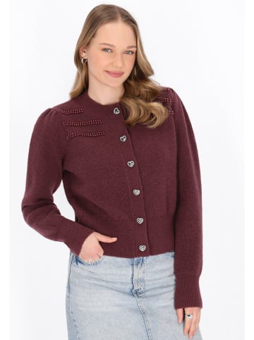 myMo Cardigan in burgundy