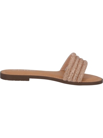 Palado Pantoletten & Badeschuhe Jeemi in Bronze Strass