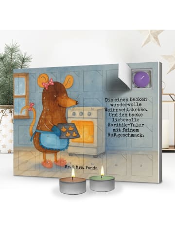Mr. & Mrs. Panda duft adventskalender Maus Kekse Design mit Spruch in Weiß