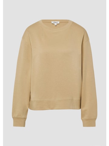 s.Oliver Sweatshirt in 8401_sandstein