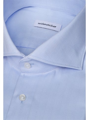 Seidensticker Business Hemd Slim in Hellblau