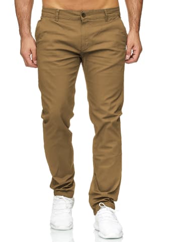 Arizona-Shopping Chino Stretch Hose Basic Denim Design Hose Fredy & Roy in Dunkelbraun