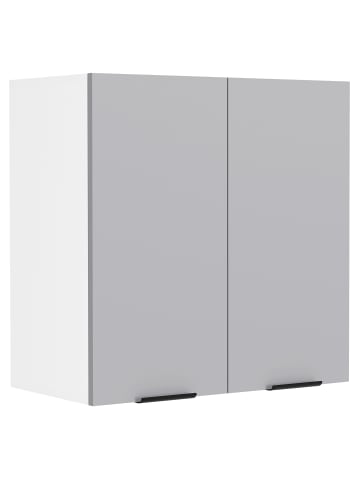 VCM  Küchenschrank B. 60 cm Hängeschrank Küche Fasola in Weiß / Anthrazit