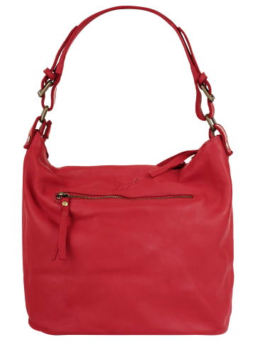 Samantha Look Shopper echt Leder in rot