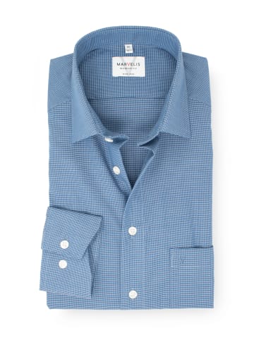 MARVELIS Modern Fit Businesshemd in Bleu 15