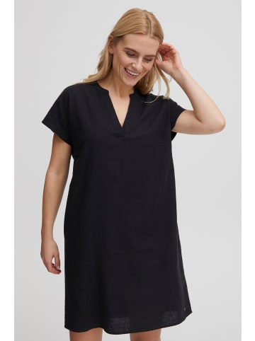 Oxmo Blusenkleid OXAnette - 21800170-ME  Modisches Blusenkleid mit Eingrifftaschen in Schwarz