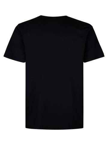 Petrol Industries Baumwoll-T-Shirt in großen Größen donovan in Schwarz