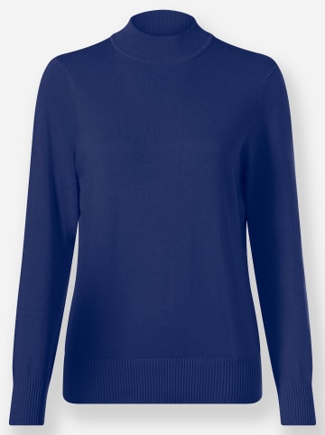 WITT WEIDEN Stehkragenpullover in royalblau