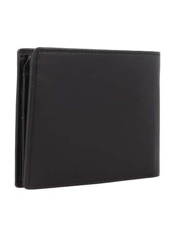 Replay Geldbörse RFID Schutz Leder 13 cm in black