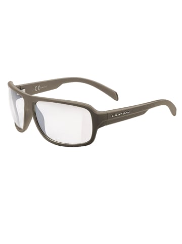 Cratoni Fahrrad-Sonnenbrille C-Ice NXT Photochromic in coffee / Glas klar