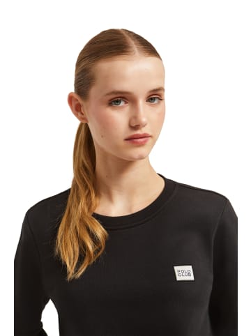 Polo Club Sweatshirt in Schwarz