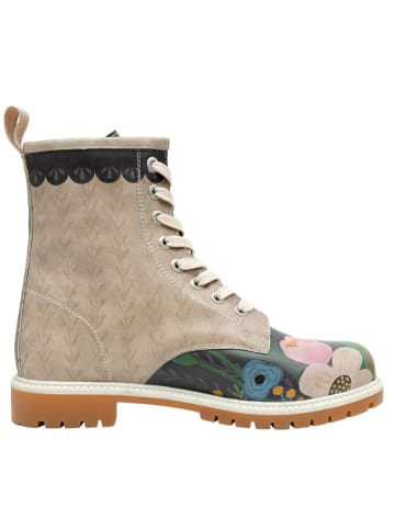 Dogo Longe Boots - Bear and Flowers 39 in Beige