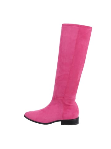 Ital-Design Stiefel in Pink