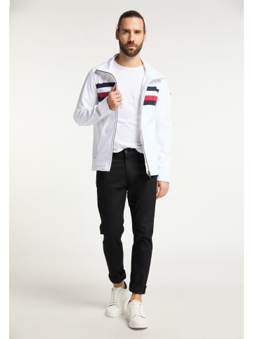 DreiMaster Maritim Herren Funktionsjacke in Weiss Nachtblau